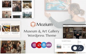 Mozium - Museum and Art Gallery Elementor WordPress Responsive Theme
