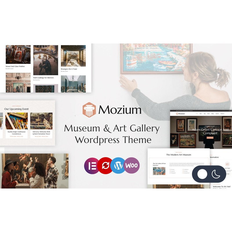 Mozium - Museum and Art Gallery Elementor WordPress Responsive Theme