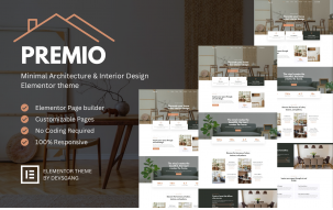 Premio - Minimal Architecture & Interior Design Elementor theme