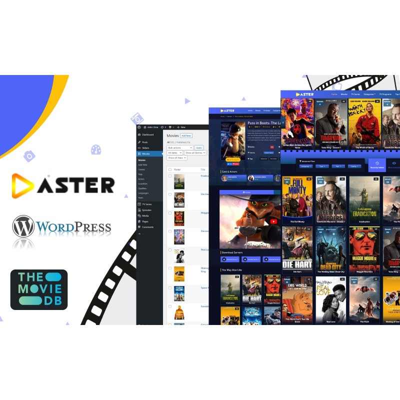 Aster Cima &ndash; Movies & Tv Series WordPress Theme