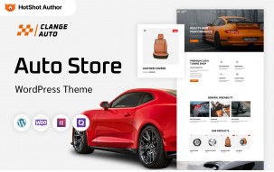 Clange Auto - Car Parts WordPress Elementor Theme