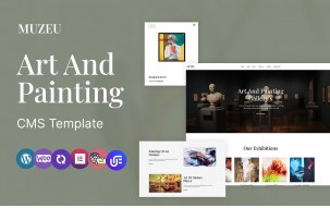 MUZUE - Art and Sculpture Gallery Wordpress Elementor Theme