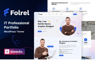 Folrel - Creative and IT Professional Portfolio Wordpress Theme