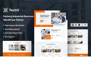 Textril - Factory Industrial Business WordPress Theme