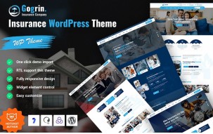 Gogrin - Insurance Company WordPress Theme