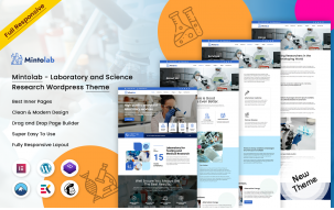 Mintolab - Laboratory and Science Research Wordpress Theme