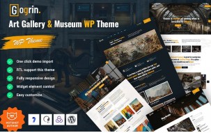 Gogrin - Art Gallery and Museum WordPress Theme