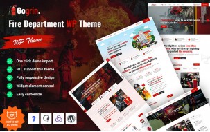 Gogrin - Fire Department & Fire Station WordPress Theme