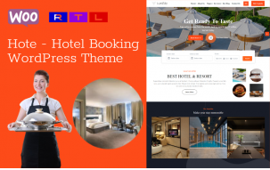Hote - Hotel Booking WordPress Theme