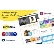 Printrik - Printing & Design Service Elementor WordPress Responsive Theme