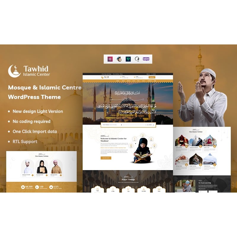 Tawhid - Mosque & Islamic Centre WordPress Theme