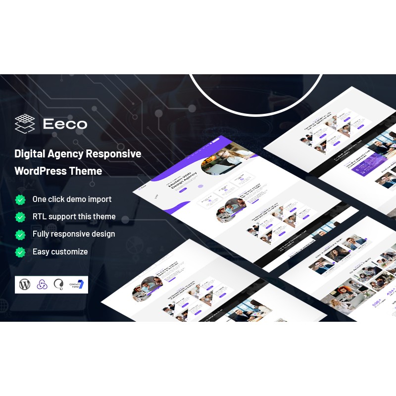 Eeco - Digital Agency Responsive WordPress Theme