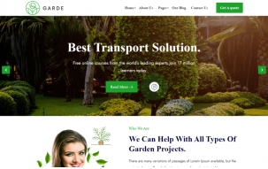 Garde - Landscaping & Gardening WordPress Theme