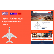 Techtri - Airlines Multipurpose WordPress Theme