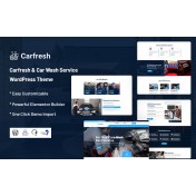 Carfresh - Car Wash Service WordPress Theme