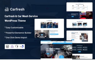 Carfresh - Car Wash Service WordPress Theme