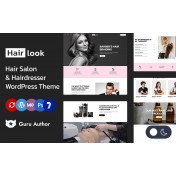 Hairlook - Hair Salon and Hairdresser Elementor Wordpress Responsive Theme