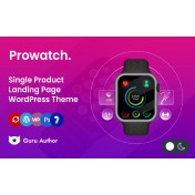Prowatch - Single Product Landing Page Elementor WordPress Responsive Theme
