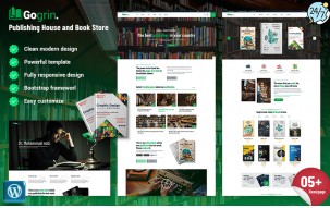 Gogrin - Publishing House and Book Store WordPress Theme