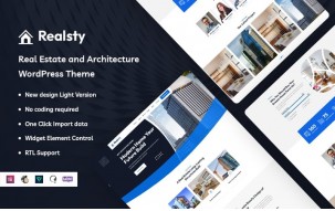 Realsty - Real Estate and Architecture WordPress Theme