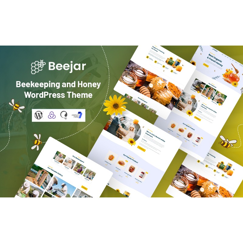 Beejar - Beekeeping and Honey WordPress Theme