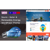 Souro - Solar & Renewable Energy WordPress Theme