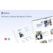 Bigpage - Business Landing Wordpress Theme