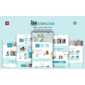 Kids Club - Baby Care Services WordPress Theme
