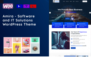 Amira - Software and IT Solutions WordPress Theme
