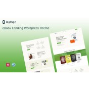 Bigpage - eBook Landing Wordpress Theme