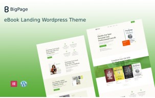 Bigpage - eBook Landing Wordpress Theme