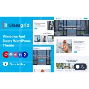 Glassgrid - Windows, Glasses and Doors Services Elementor Wordpress Responsive Theme