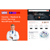 Voxma - Medical & Clinic Service WordPress Theme.