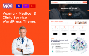 Voxma - Medical & Clinic Service WordPress Theme.