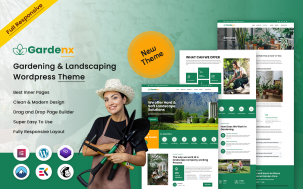Gardenx - Multipurpose Gardening & Landscaping WordPress Theme