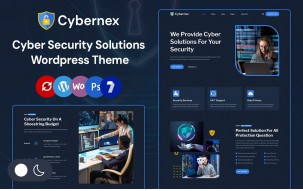 Cybernex - Cyber Security Solutions Elementor Wordpress Responsive Theme