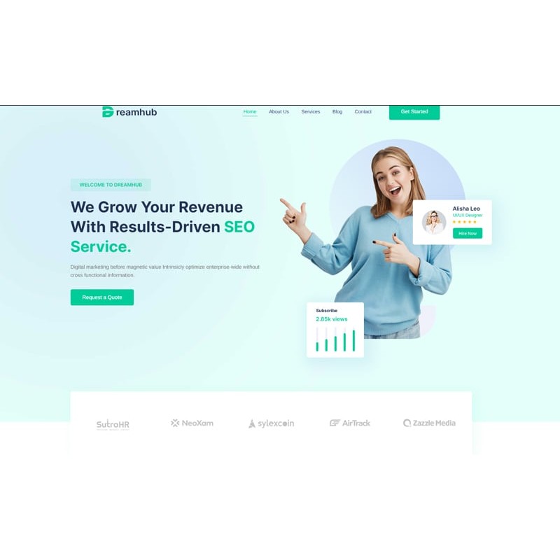DreamHub SEO Agency WordPress Theme