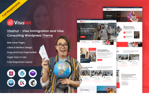 Visahut - Visa immigration and Visa Consulting WordPress Theme