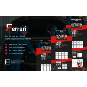 Ferrari - Car Repair Wordpress Elementor Theme