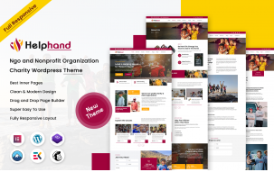 Helphand - NGO and Nonprofit Organization Charity WordPress Theme