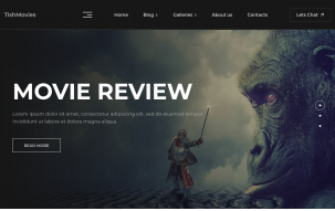TishMovies - Film Director, Movie Reviews and Store WordPress Theme