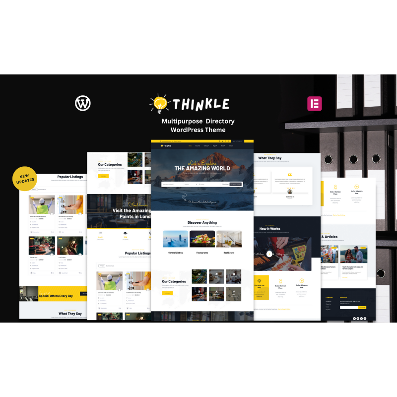Thinkle - Multipurpose Cafe, Business and Travel Directory Theme