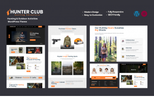 Hunter Club - Hunting & Outdoor Activities WordPress Theme