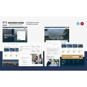 Modern Home - Real Estate Services & Agent WordPress Theme