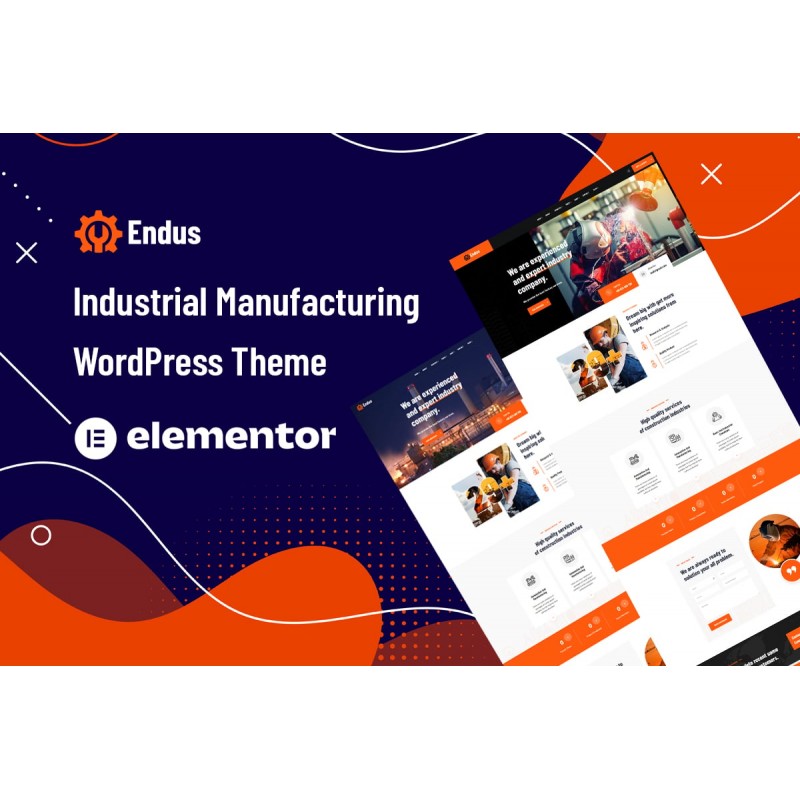 Endus - Industrial Manufacturing WordPress Theme