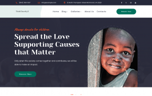 TishCharity2 - Charity WordPress Theme