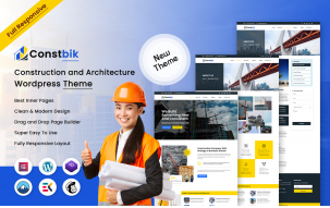 Constbik - Construction and Architecture WordPress Theme