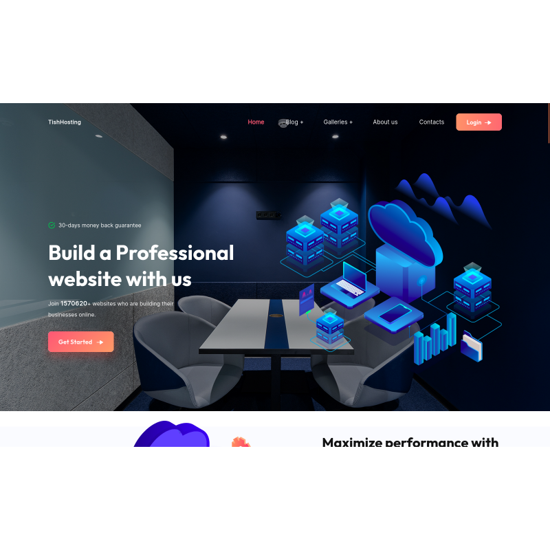 TishHosting - Hosting WordPress Theme