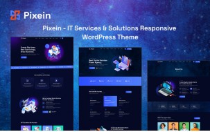 Pixein - IT Services & Solutions Responsive WordPress Theme