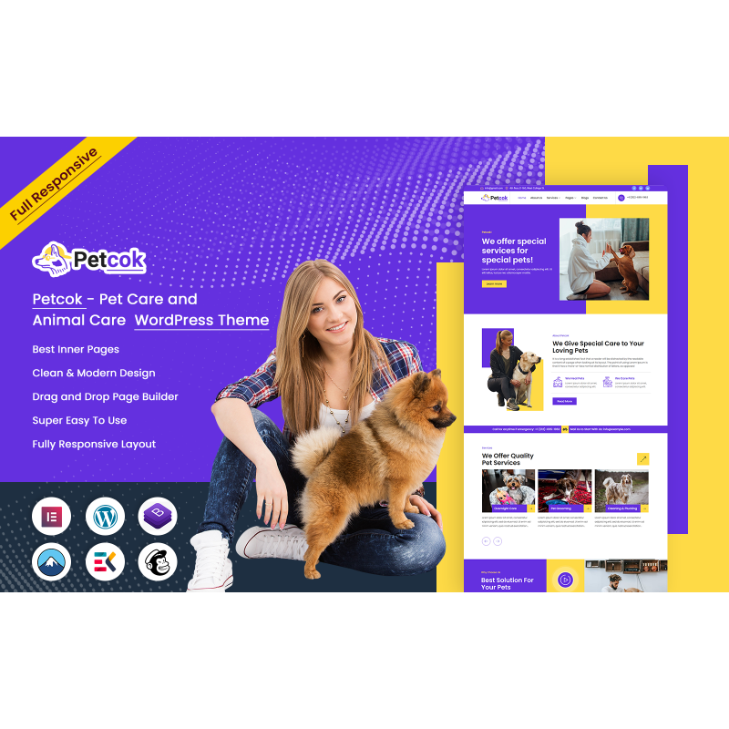 Petcok - Pet Care & Animal Care WordPress Theme